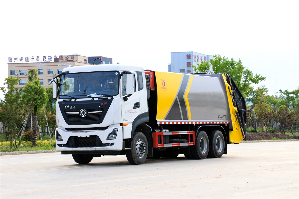 18方20方壓縮垃圾車-東風天龍國六18方20方壓縮式垃圾車廠家價格(湖北凱力)